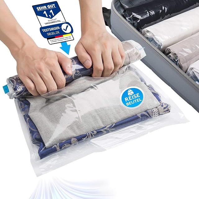 Bolsas de compresión enrollables SilverRack para viaje