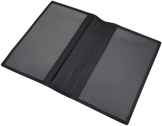 Funda para pasaporte de piel con protección RFID